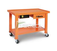 Carrello tavolo recupero liquidi Beta CB52 con due tiretti e vasca estraibile