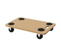 Carrello Trasporto 58x30 cm con Ruote 360° Antiscivolo - Piattaforma Portavasi, Bombole, Mobili - Alta Resistenza, Maniglia Ergonomica, Ruote Nylon - Per Casa, Ufficio, Giardino (1)