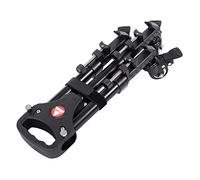 Carrello Treppiede Pieghevole VX-600 con Puleggia a 3 Ruote Bloccabili, Supporto per Gamba Regolabile e Borsa di Stoccaggio, Materiale in Lega di Alluminio e Scala di Riferimento