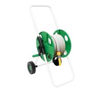 Carrello tubolare da 1/2" fino a 50 m, tubo da giardino con 2 ruote, bilanciere a mano, tubo dell'acqua per giardino e fattoria