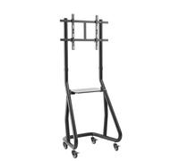 Carrello TV 37-80'' VESA 600x400 80kg Mensola 25kg - Techly ICA-TR37