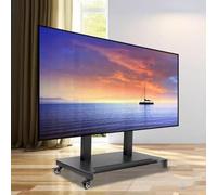 Carrello TV Mobile Su Ruote - Supporto TV Motorizzato, Sollevatore TVs Motorizzato Adatto Per Schermi Da 52-100 Pollici, Carrello Porta TV Mobile Con Altezza Regolabile