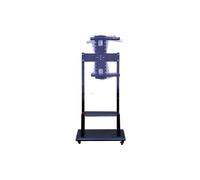 Carrello Tv Regolabile Con Ruote Da 32-70 Pollici - Supporto Mobile Per Schermi Orizzontali E Verticali, Perfetto Per Streaming Live E Presentazioni. Staffa Girevole Per