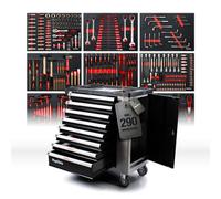 Carrello Utensili Premium Pro+ Con 8 Cassetti Pieni Di Utensili