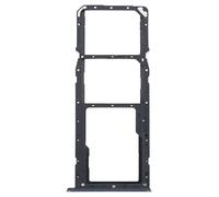 Carrello Vassoio alloggio tray compatibile con REALME C35 RMX3511 / NARZO 50A PRIME RMX3516 Porta scheda nano Sim1+ SIM 2 + SLOT SLITTA Alloggio Memoria Micro Sd CARD (Nero)