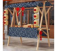 Carrello Venditore Carretto Ambulante Per Cibo Da Strada, Bancarelle Di Vendita Con Carrello A 4 Ruote E Tettoia, Per La Vendita Di Frutta/fiori, Espositore Pieghevole In Legno.(C,L150CM(59in))