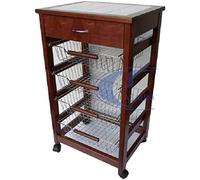 CARRELLO VESUVIO C/CASSETTO NOCE *