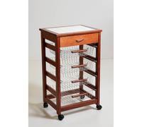 Carrello VESUVIO portafrutta senza base CILIEGIO