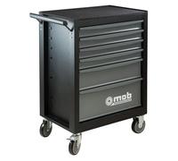 Carrello vuoto classico, 3 moduli, 6 cassetti MOB Nero