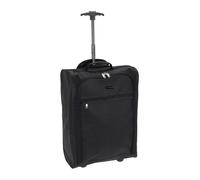 Carrello Well Home in poliestere nero da 30 litri con chiusura a cerniera