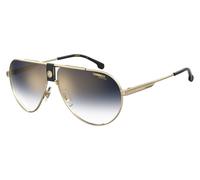Carrera 1033/S Sole Uomo 02M2 Nero Oro Aviator 63mm Nuovo & Originali