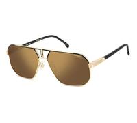 Carrera 1062/S Sunglasses, I46 Matte Black Gold, 62 Unisex