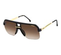 Carrera 1066/S 003-86 Unisex Sunglasses - Matte Black Frame, Brown Gradient Lenses