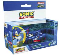 Carrera - Pull Back Auto Team Sonic Racing - Blauw NUOVO