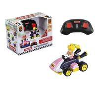 Carrera RC Mario Kart Mini RC Peach, per bambini e adulti, ragazzi e ragazze, licenza originale unica, divertimento di guida istantaneo con Ready to Run, autentica esperienza Mario Kart, rosa