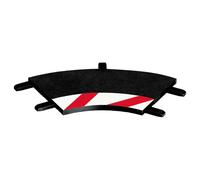 Cordoli Interni Curve Raggio 1 60 Gradi (3) + Terminali (2) Slot Car Accessori