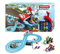 CARRERA PISTA FIRST DI MARIOKART A BATTERIA PERCORSO 2 4 M DUE COMANDI ETA' 3+ NELLA CONFEZIONE MARIO E YOSHI