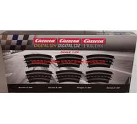 Carrera 20573 Digitale 132 / 124 Curva 3/30ø, 6 Pz.