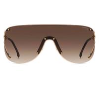 Carrera 3006/S Rimless Shield Sunglasses - Gold Metal XL 99 mm