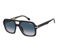 Carrera 317/S M4P-08 Unisex Sunglasses - Black Stripe Frame, Dark Blue Gradient Lenses