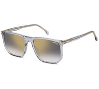 Carrera 329/S KB7-FQ Unisex Sunglasses - Transparent Grey Frame, Grey Gradient Lenses