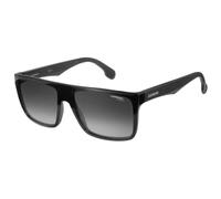 Carrera 5039/S 807-9O Unisex Sunglasses - Black Frame, Dark Grey Gradient Lenses