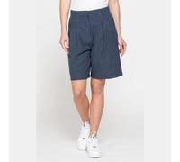 CARRERA BERMUDA CON PIEGHE IN IN TESSUTO LINO COTONE