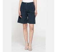 CARRERA BERMUDA CON PIEGHE IN POPELINE 100% COTONE