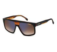 Carrera Unisex CARRERA 1061/S 37N/A8 Occhiali da sole Acetato Nero Multicolore Squadrata Specchiate Sfumato