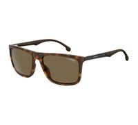 Carrera 8032S 0086 Sp Sole Avana Scuro Telaio Bronzo Lenti Polarizzate 57 MM