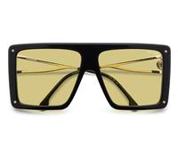 Carrera Ca Unica/se Occhiali Da Sole Donna Nero Squadrato Giallo 60mm