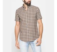CARRERA CAMICIA A MANICA CORTA IN COTONE FIAMMATO FANTASIA