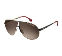 Carrera Carrera 1005/s Occhiali Da Sole Unisex Nero Mascherina Marrone 66mm