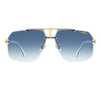 Carrera Carrera 1054/s Occhiali Da Sole Uomo Oro Squadrato Blu 63mm