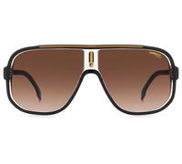 Carrera Carrera 1058/s Occhiali Da Sole Uomo Nero Geometrico Marrone 63mm