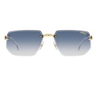 Carrera Carrera 1070/s Occhiali Da Sole Uomo Nero Rettangolari Blu 60mm