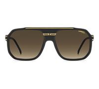 Carrera Carrera 1077/s Occhiali Da Sole Uomo Nero Geometrico Marrone 60mm