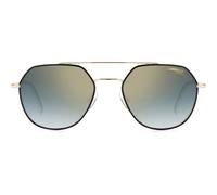 Carrera Carrera 303/s Occhiali Da Sole Unisex Nero Geometrico Blu 53mm