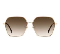 Carrera Carrera 3057/s Occhiali Da Sole Donna Oro Geometrico Marrone 60mm