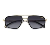 Carrera Carrera 338/s Occhiali Da Sole Uomo Nero Geometrico Grigio 58mm