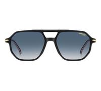 Carrera Carrera 341/s Occhiali Da Sole Uomo Nero Geometrico Blu 54mm