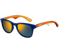 Carrera Carrera 6000 Occhiali Da Sole Uomo Blu Squadrato Marrone 50mm