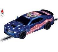 Carrera GO!!! Chevrolet Camaro Stars 'n Stripes I 1:43 Scala Slot Car I Con Licenza Originale I Adatto Per Età 6 Anni +