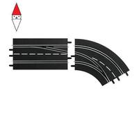 Carrera Digital 132/124 Lane Change Curve Right, Outside to Inside Slot Car