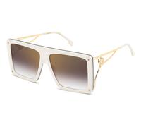 Carrera Donna CA UNICA/SE SZJ/YK Occhiali da sole Acetato Avorio Oro Squadrata Normale Specchiato