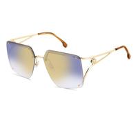 Carrera Donna CARRERA 3041/S KY2/1V Occhiali da sole Metallo Oro Grigio Squadrata Specchiate Sfumato