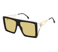Carrera Donna Carrera CA UNICA/SE 71C/HW Occhiali da sole Acetato Nero Giallo Squadrata Normale