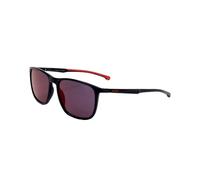 Carrera Uomo Nero Rosso Quadrato Occhiali Da Sole W/Specchio Lenti - CARDUC004S