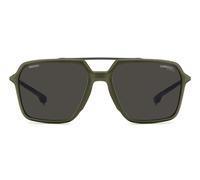 Carrera Ducati Carduc 042/s Occhiali Da Sole Uomo Verde Pilot Grigio 55mm