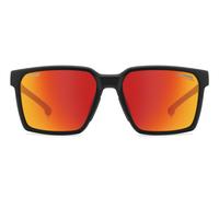 Carrera Ducati Carduc 045/s Occhiali Da Sole Uomo Nero Squadrato Rosso 56mm